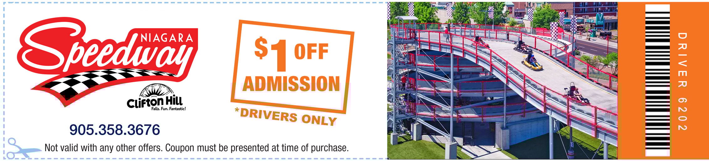 Niagara Speedway Coupon 1 Dollar Off